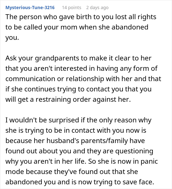 Self-Centered Mom Disappears For 16 Years, Mad She Doesn&rsquo;t Get Forgiveness And A Fresh Start