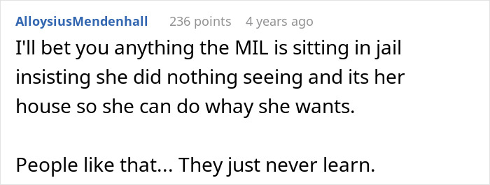 Psycho MIL Hell-Bent On Kicking Out Son's Fam, Arrested After Trying To Steal DIL's $6K Electronics
