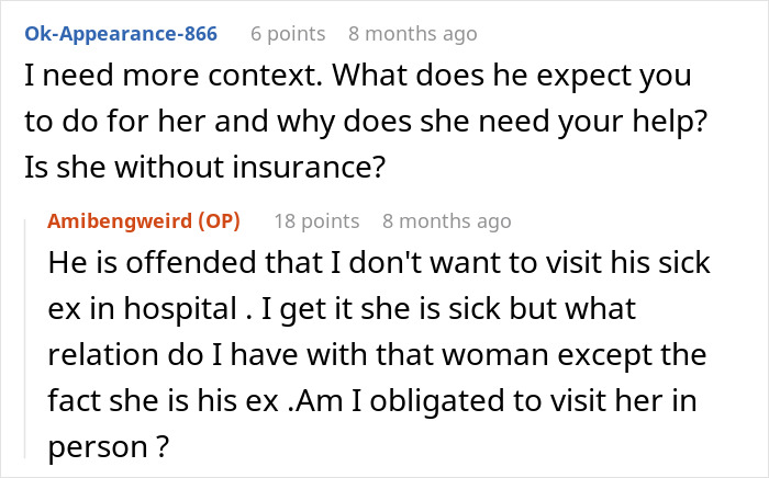 Husband Drops Everything To Help His Sick Ex Wife, Doesn't Care What His Current Wife Thinks Husband Drops Everything To Help His Sick Ex Wife, Doesn't Care What His Current Wife Thinks