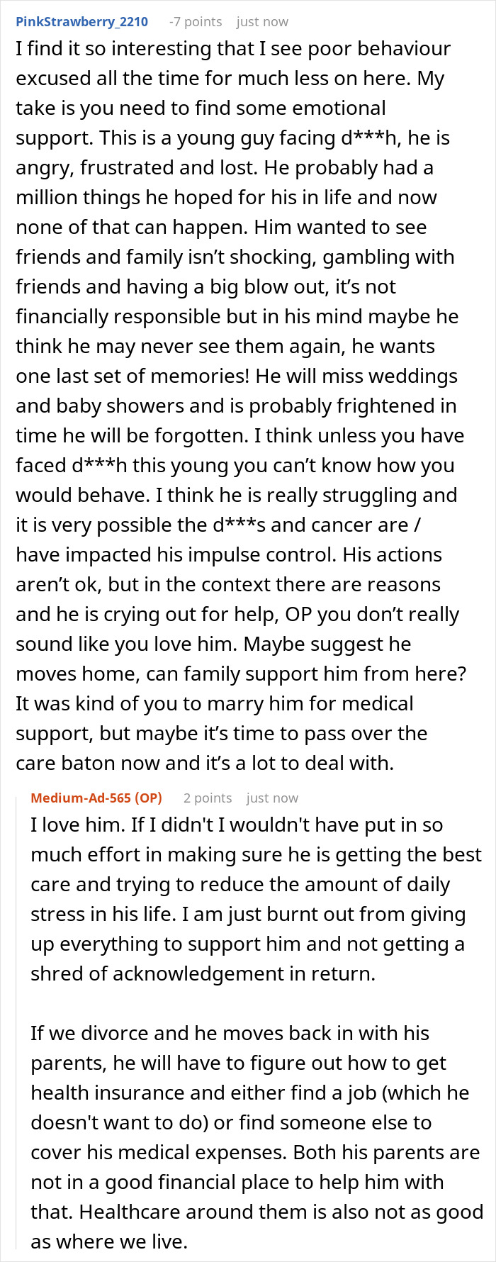 Woman Marries Jobless BF To Cover His Cancer Treatment, He Repays Her By Gambling Her Money Woman Marries Jobless BF To Cover His Cancer Treatment, He Repays Her By Gambling Her Money