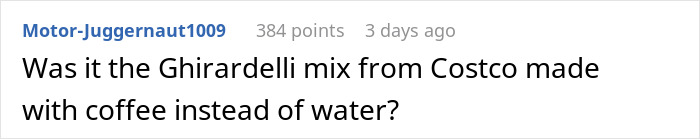 Online comment speculating about the brownie recipe ingredients for mean teammates. Online comment speculating about the brownie recipe ingredients for mean teammates.