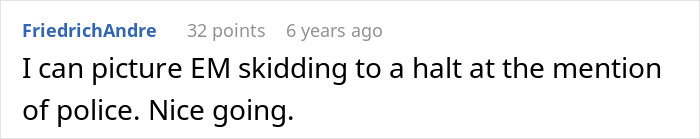 Reddit comment imagining an entitled mom's reaction to police after dumping a kid at community class for free daycare. Reddit comment imagining an entitled mom's reaction to police after dumping a kid at community class for free daycare.