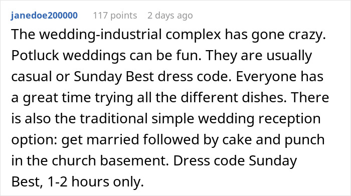 People Are Discussing Bride’s Idea Of A Potluck Wedding And It’s Pretty Triggering For Some People Are Discussing Bride’s Idea Of A Potluck Wedding And It’s Pretty Triggering For Some