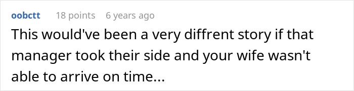 A comment suggesting the situation could have been worse if the manager took the side of the accuser regarding the guy trying to kidnap his own stepson. A comment suggesting the situation could have been worse if the manager took the side of the accuser regarding the guy trying to kidnap his own stepson.
