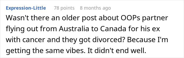 Husband Drops Everything To Help His Sick Ex Wife, Doesn't Care What His Current Wife Thinks Husband Drops Everything To Help His Sick Ex Wife, Doesn't Care What His Current Wife Thinks