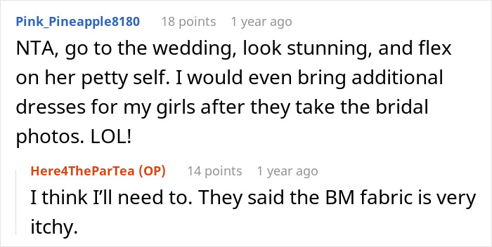 Woman Plans To Upstage Jealous SIL At Her Own Wedding After She's Excluded Due To Losing Weight Woman Plans To Upstage Jealous SIL At Her Own Wedding After She's Excluded Due To Losing Weight