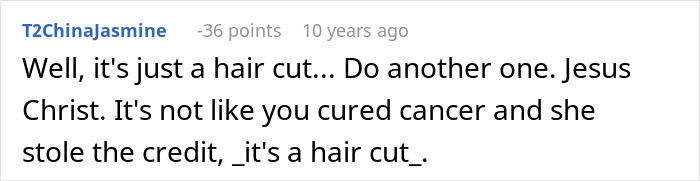 Screenshot of a Reddit comment providing advice to get over a situation and offering a solution.