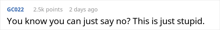 A comment questioning why the woman didn't just say no to giving her Kindle away, regretting it later. A comment questioning why the woman didn't just say no to giving her Kindle away, regretting it later.