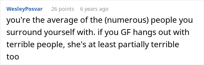 Man thinks he has met the one, but accidental peek at her phone changes everything when surrounded by terrible people.