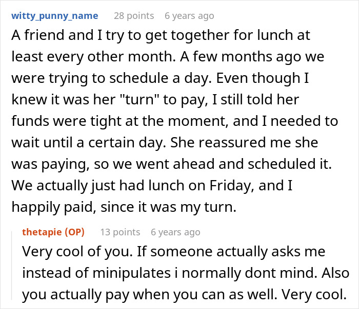 Mom’s Ridiculous Free Lunch Scheme Backfires When Her Friend Loses Patience After Falling For It Twice Mom’s Ridiculous Free Lunch Scheme Backfires When Her Friend Loses Patience After Falling For It Twice
