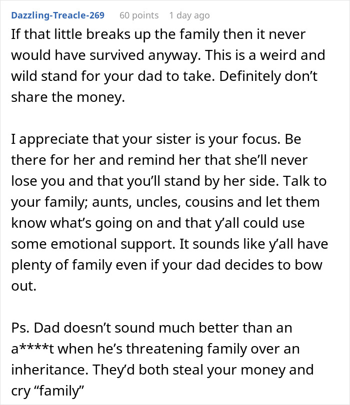 Greedy Dad Decides To Ruin His Relationship With Bio Kids Over Inheritance To Make Stepkids Happy Greedy Dad Decides To Ruin His Relationship With Bio Kids Over Inheritance To Make Stepkids Happy