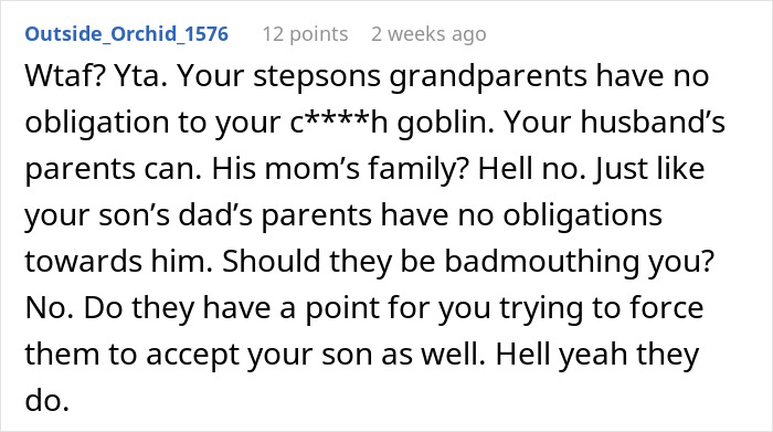 Woman Lets Her Husband Go Hard On His Ex-In-Laws After Her Son Starts Asking Painful Questions