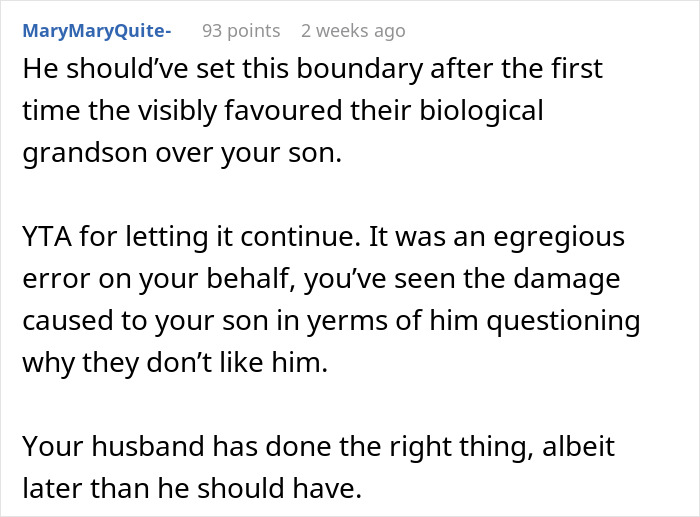Woman Lets Her Husband Go Hard On His Ex-In-Laws After Her Son Starts Asking Painful Questions