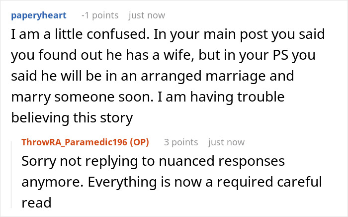 A 25YO woman realizes her 39YO boyfriend is a cheater and worries about telling his pregnant wife the truth.