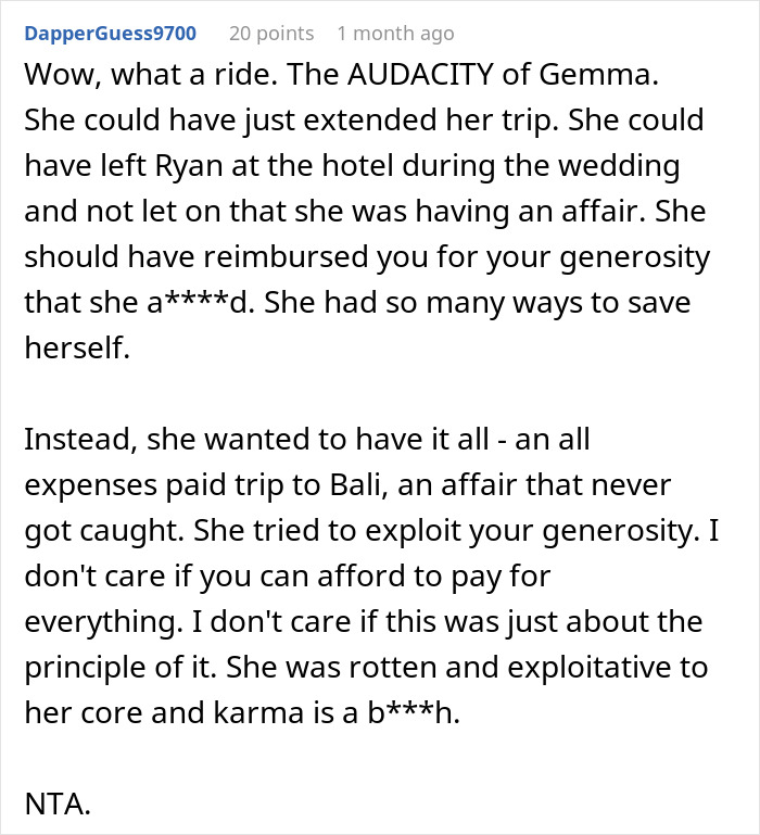 Woman Skips Best Friend's Wedding, Says It's Because She Wanted A Honeymoon, The Real Reason Is Much Worse