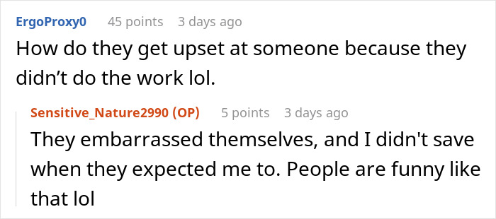 Person Has To Deal With Lazy People During Group Project, Finds The Perfect Way To Make Them Fail Person Has To Deal With Lazy People During Group Project, Finds The Perfect Way To Make Them Fail