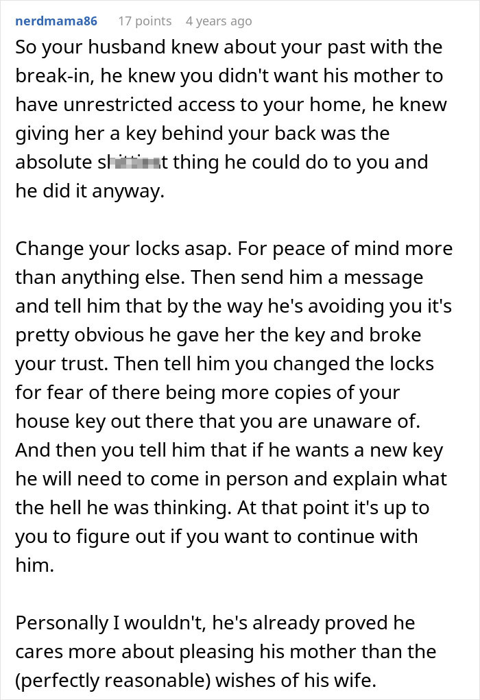 A Reddit comment details a woman's plan to make DIL have kids, impacting grandbabies and the husband's betrayal.