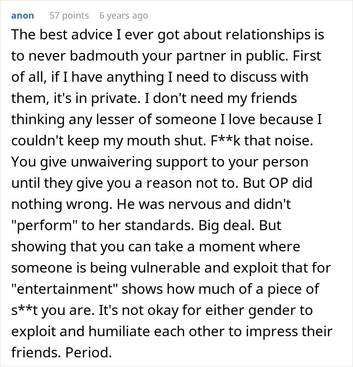 A comment section user gives advice on thinking he has finally met the one.