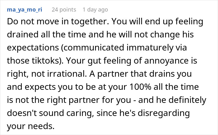 Woman Accepts BF’s Flaws But Draws The Line When He Starts Sending Her TikToks She Doesn’t Agree With Woman Accepts BF’s Flaws But Draws The Line When He Starts Sending Her TikToks She Doesn’t Agree With
