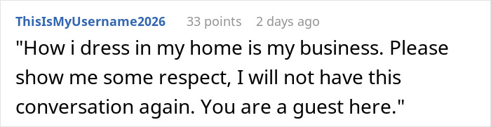 MIL Can&rsquo;t Believe What Her Son&rsquo;s Wife Is Wearing At Home, Especially Around Their 3YO Son