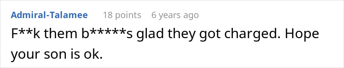 A comment expressing satisfaction that the people involved in accusing a guy of trying to kidnap his own stepson were charged. A comment expressing satisfaction that the people involved in accusing a guy of trying to kidnap his own stepson were charged.