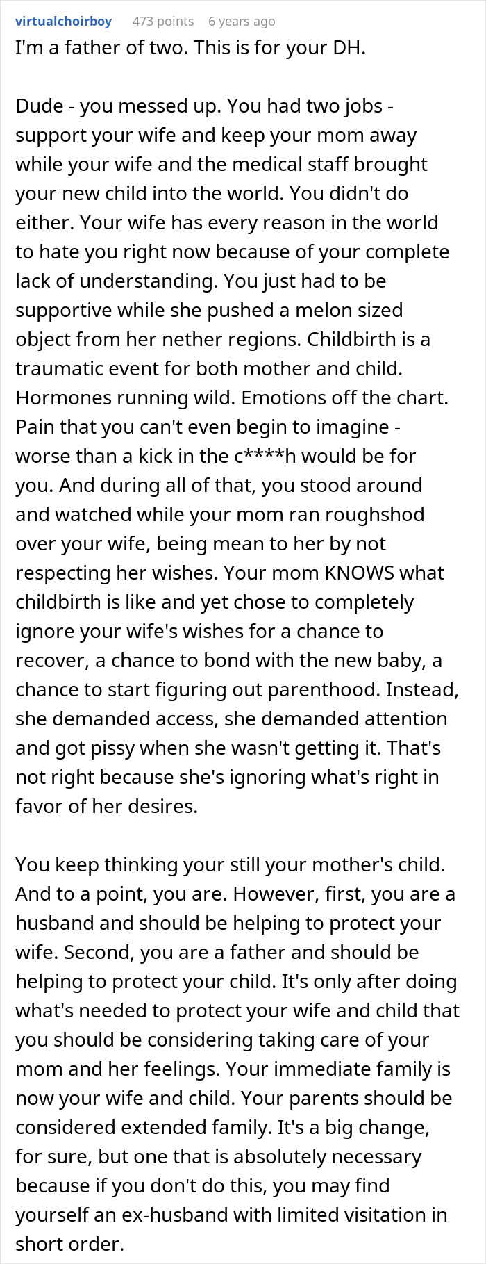 A new mom feels betrayed as MIL forces her way into the delivery room, husband doesn't stop her. A new mom feels betrayed as MIL forces her way into the delivery room, husband doesn't stop her.