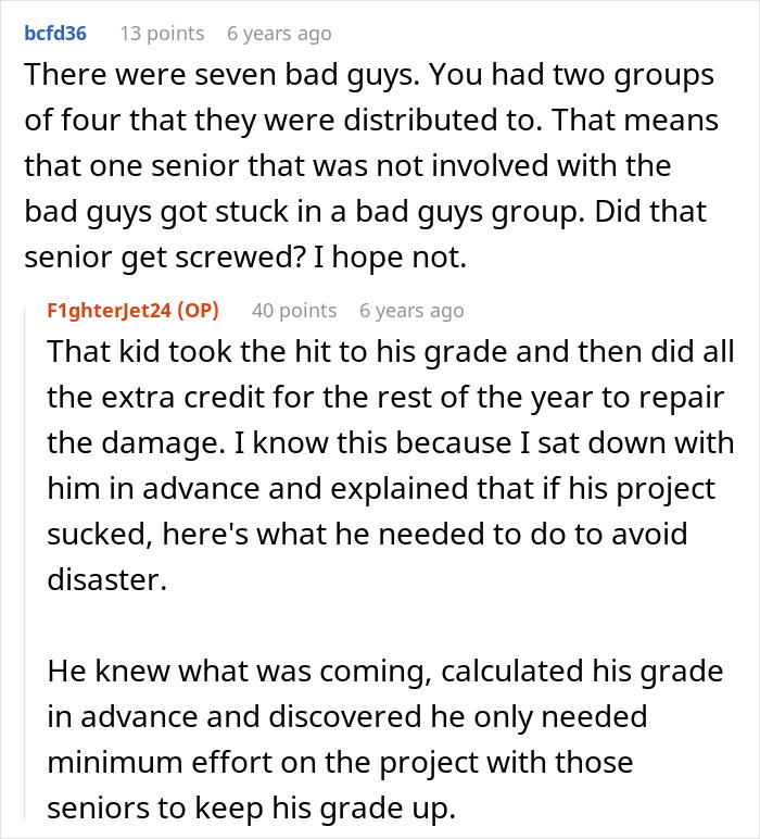 Lazy Seniors Force Classmates To Do All The Work, Teacher's Trap Blows Up In Their Faces Lazy Seniors Force Classmates To Do All The Work, Teacher's Trap Blows Up In Their Faces