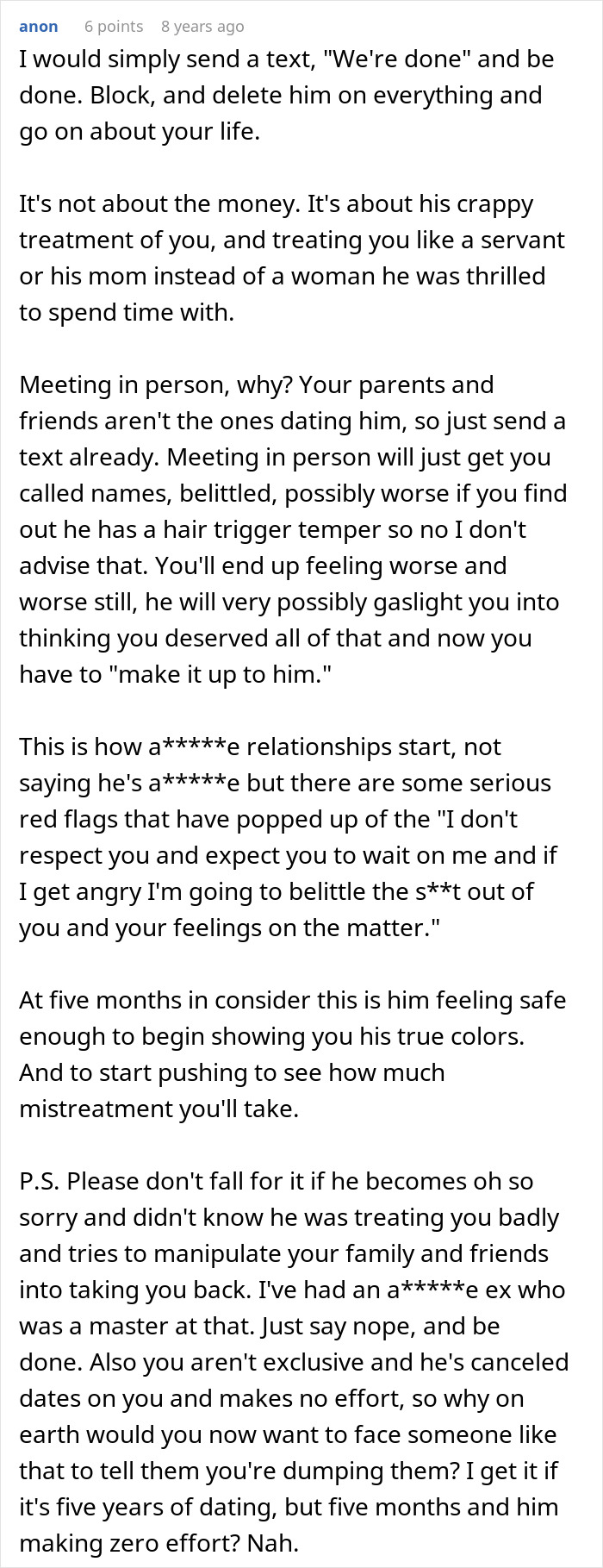 Woman Ends Things Before They Even Officially Start After One Trip With BF: “Lesson Learned” Woman Ends Things Before They Even Officially Start After One Trip With BF: “Lesson Learned”