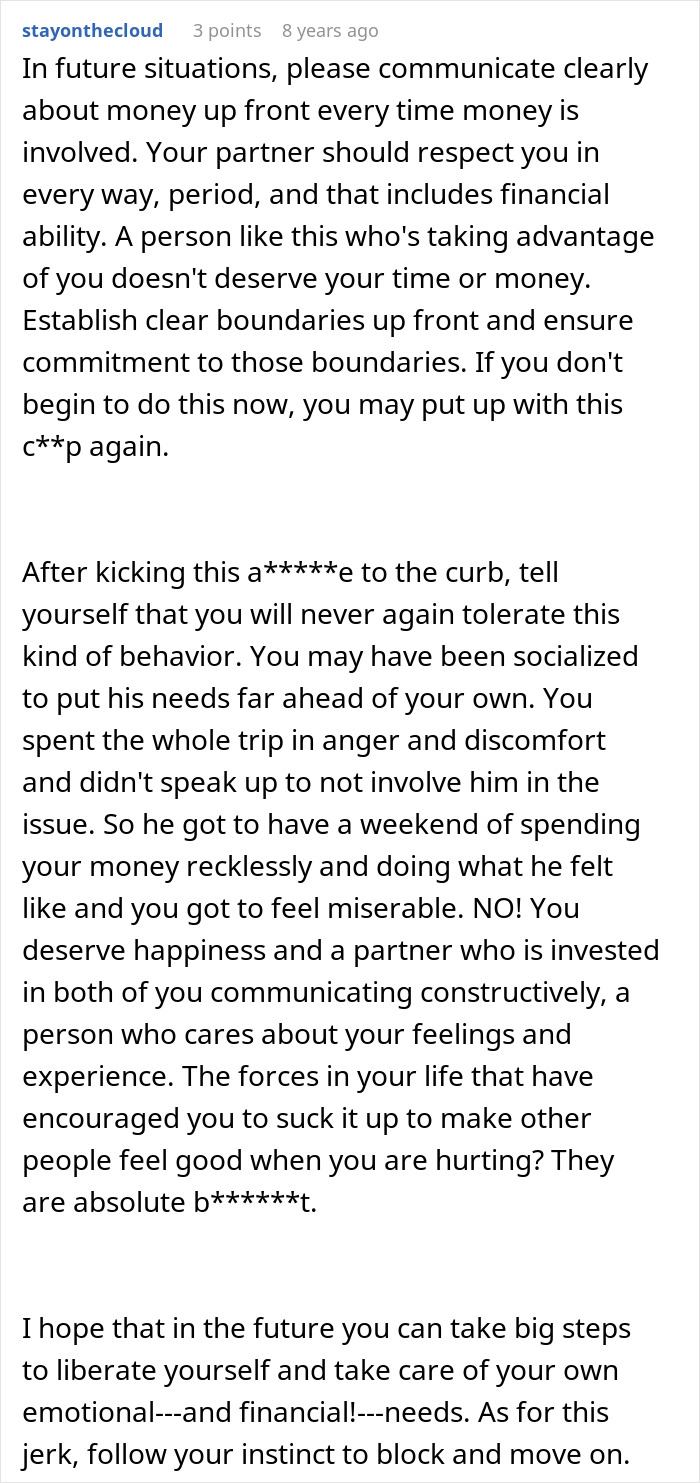 Woman Ends Things Before They Even Officially Start After One Trip With BF: “Lesson Learned” Woman Ends Things Before They Even Officially Start After One Trip With BF: “Lesson Learned”