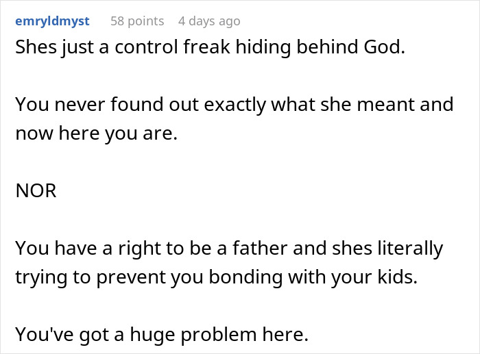 Christian Guy Agrees To Strict Gender Roles In The Family, Upset Wife Actually Enforces Them