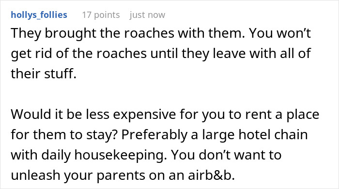 Filthy Parents Move In With Daughter, Turn Her Clean Family Home Into A Cockroach-Filled Disaster Filthy Parents Move In With Daughter, Turn Her Clean Family Home Into A Cockroach-Filled Disaster
