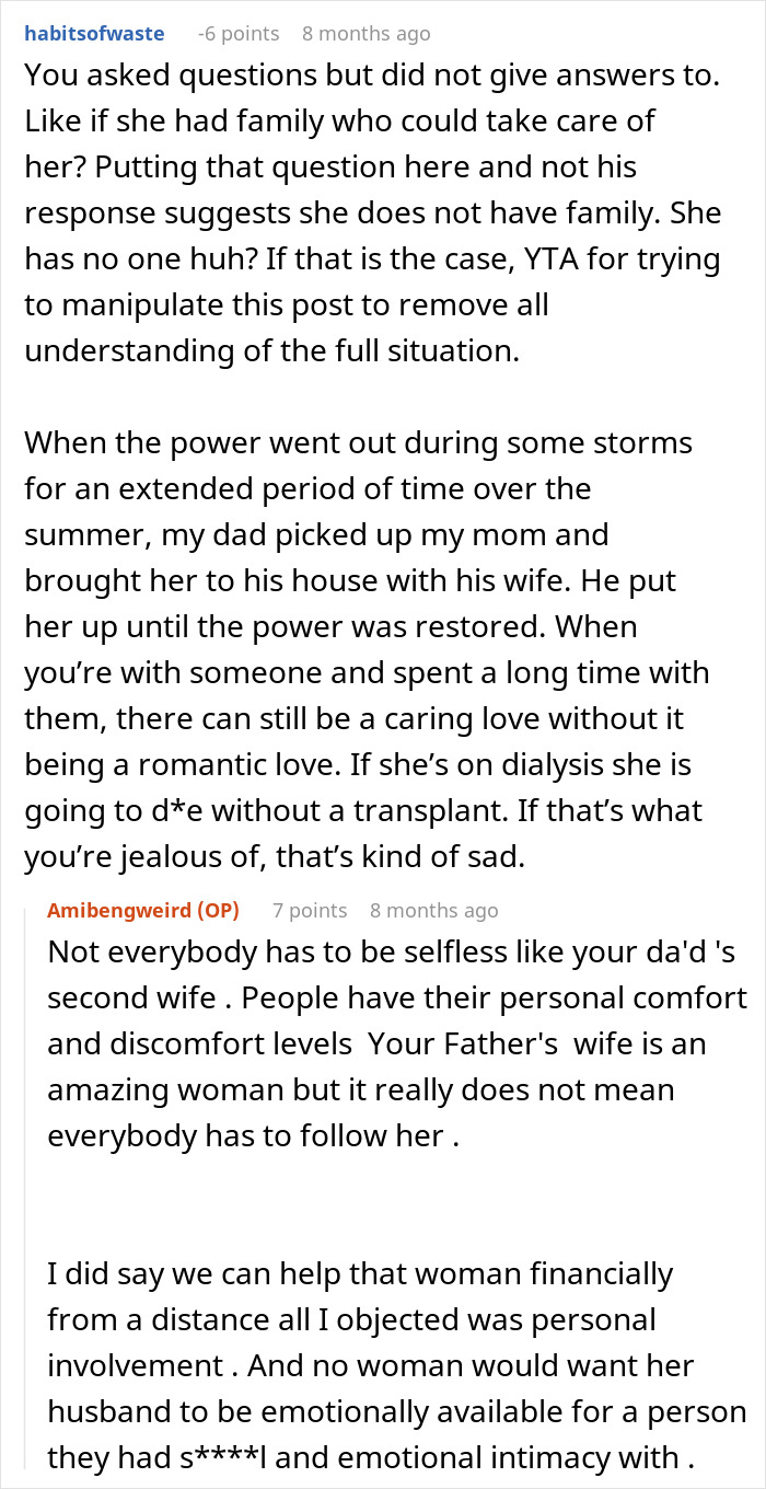 Husband Drops Everything To Help His Sick Ex Wife, Doesn't Care What His Current Wife Thinks Husband Drops Everything To Help His Sick Ex Wife, Doesn't Care What His Current Wife Thinks