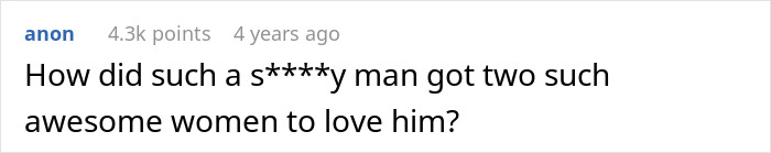 An online comment questioning how a man with a nasty surprise for a pregnant woman could attract awesome women. An online comment questioning how a man with a nasty surprise for a pregnant woman could attract awesome women.