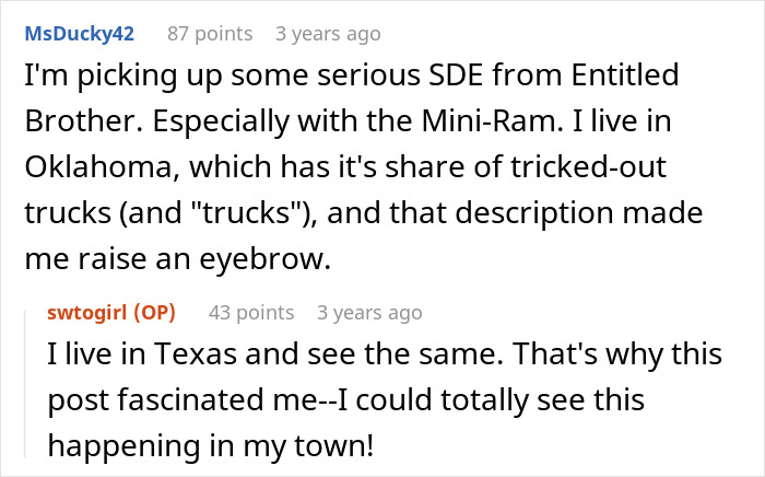 Failed Truck Purchase Turns Into Brothers' Rivalry, Proving Older Bro’s Desire To Needlessly Compete Failed Truck Purchase Turns Into Brothers' Rivalry, Proving Older Bro’s Desire To Needlessly Compete