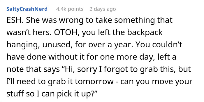 Cleaner Helps Herself To Teacher&rsquo;s Lost Backpack, Gets Mad When The Owner Helps Herself To It Too