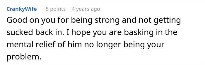 A comment praising the girlfriend for being strong after a boyfriend's cruel prank and blaming her for reacting. A comment praising the girlfriend for being strong after a boyfriend's cruel prank and blaming her for reacting.