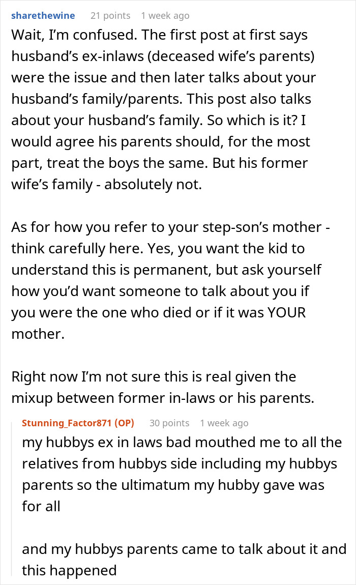 Woman Lets Her Husband Go Hard On His Ex-In-Laws After Her Son Starts Asking Painful Questions