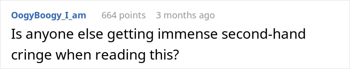 A Reddit comment asking if others are getting second-hand cringe from the stepmom who dresses up as a K-Pop character to hijack a kids birthday. A Reddit comment asking if others are getting second-hand cringe from the stepmom who dresses up as a K-Pop character to hijack a kids birthday.