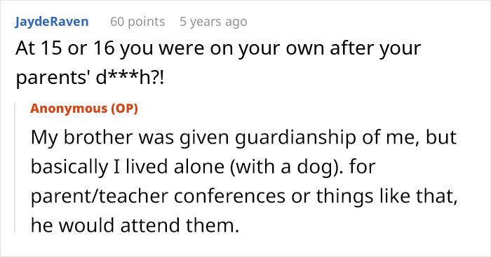 Reddit comments discussing an entitled aunt trying to take over her late sister's home and job. Reddit comments discussing an entitled aunt trying to take over her late sister's home and job.