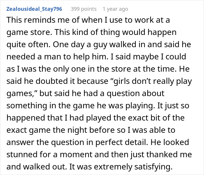 Customer Asks For A Man Instead, Gets A Lesson He Won't Forget Customer Asks For A Man Instead, Gets A Lesson He Won't Forget