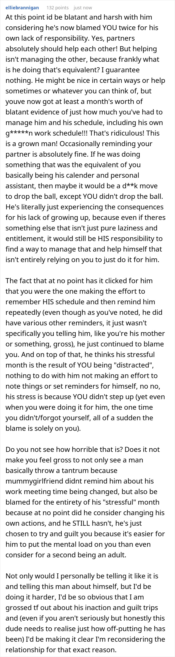 Manchild Expects GF To Manage His Existence, Gets Mad When She Forgets To Remind Him Of Things Manchild Expects GF To Manage His Existence, Gets Mad When She Forgets To Remind Him Of Things