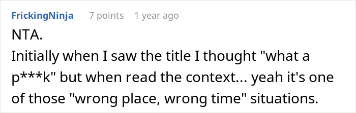 A comment about a woman's scary fixation over groom and an unsettling turn a year later.