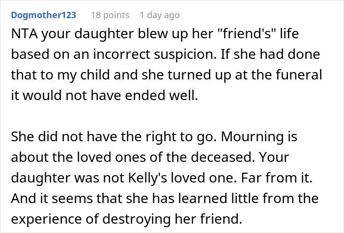 Mom Refuses To Let Daughter Attend Ex-Best Friend&rsquo;s Funeral After What She Did Years Ago