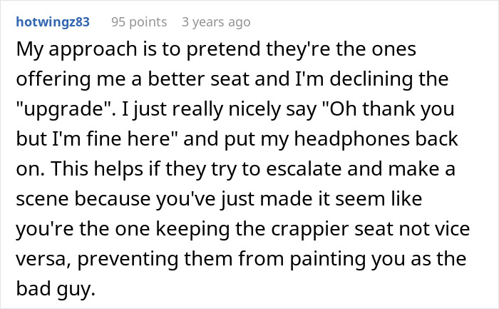 Man Shares A Ridiculous Story That Permanently Changed His Mind On Being Nice And Swapping Seats