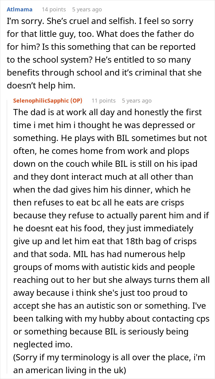 Evil Grandma Hopes Couple Has Severely Autistic Child Just Like Hers, Wants Them In Same Boat