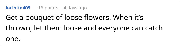 Woman Is So Desperate For A Husband That She Does Everything To "Win" The Wedding Bouquet Toss
