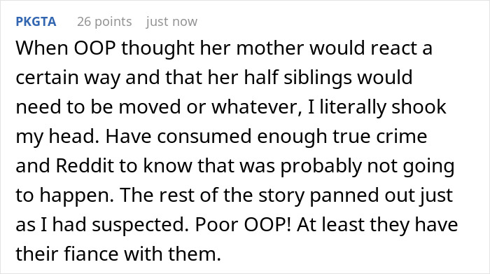A Reddit comment expressing disappointment that the mother didn't react as expected regarding the spy camera in the room. A Reddit comment expressing disappointment that the mother didn't react as expected regarding the spy camera in the room.