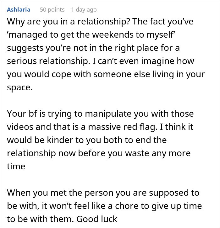 Woman Accepts BF’s Flaws But Draws The Line When He Starts Sending Her TikToks She Doesn’t Agree With Woman Accepts BF’s Flaws But Draws The Line When He Starts Sending Her TikToks She Doesn’t Agree With