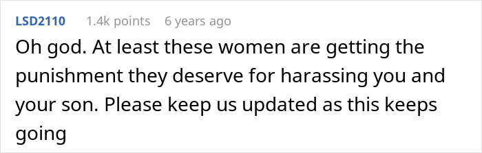 A comment about a Karen trying to kidnap a stepparents son, hoping the women get punishment. A comment about a Karen trying to kidnap a stepparents son, hoping the women get punishment.