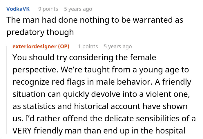 A user comment about female perspective on male behavior when a man mistakes a woman for her identical twin. A user comment about female perspective on male behavior when a man mistakes a woman for her identical twin.